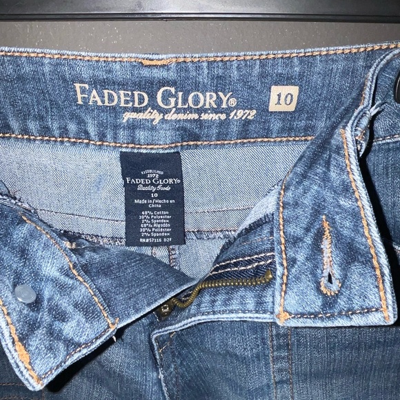 Rue21 multi brand Blue Jean Shorts Trio - Picture 3 of 9